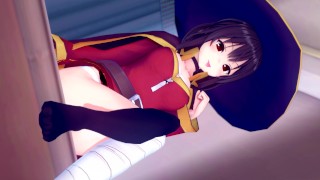 Erotic Place C Blood Eyes With Megumin Konosuba