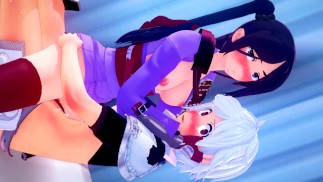 BELL AND MIKOTO CAUGHT DOING DIRTY THINGS TOHETHER 😳 DANMACHI HENTAI