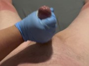 Preview 2 of Cumshot Compilation - Slow-Mo And Close Up Juicy Cum Loads All Over My Latex And Leather