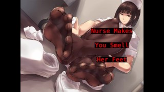 Nurse Sweaty Foot POV Audio