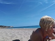 Preview 1 of Blowjob on a public beach