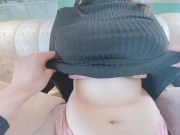 Preview 2 of [Boobs ASMR] Rubbing the fluffy huge tits that are approaching in front of you.