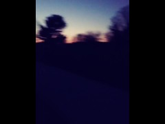 **Period Warning** Pulled over at a public park to pee. There was a car right by lol🤭