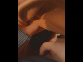 european milf, while driving, casting, pussy fingering