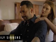 Preview 2 of Family Sinners - Ashley Lane Gets Caught Masturbating By Tommy Pistol & Soon They End Up Fucking