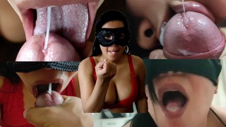 Cumshot Compilation 01# Taking Cum In Mouth And Throat