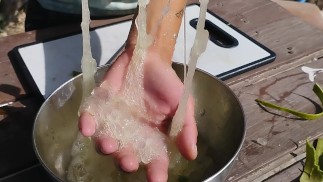 Aloe Vera Best lubricant. Phytophilia. Watch it glide on my face. Ear me choke.