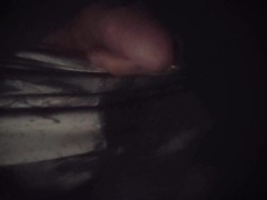 Pee & Play on nighttime walk