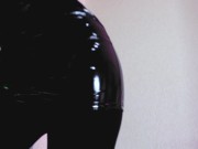 Preview 5 of Femdom Dominatrix Eva Latex Glasses Milf Fetish BDSM Solo Kink Goddess Heels Toys Pvc Vinyl