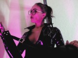 Femdom Dominatrix Eva Latex Glasses Milf Fetish BDSM Solo Kink Goddess Heels Toys Pvc Vinyl