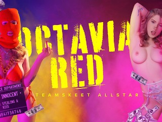 Dulce Hottie Con Grandes Tetas Regordetes Octavia Red Se Vuelve Salvaje Después De Una Entrevista Sucia - TeamSkeet AllStars