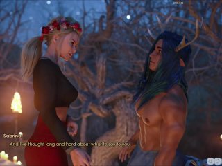 big boobs, hot blonde, pc gameplay, brunette