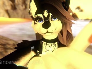 Lewd Beach Date with A Wolfgirl Furry ASMR Roleplay VRChat Ear Kisses_Fingertapping - Ear_Licks