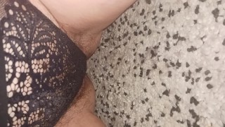 ftm pissing lace panties on carpet