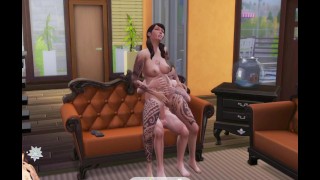 Sims 4 - Caprichos maus - Sexo no banco do amor