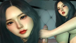 Handjob Done By A Fucking Pretty K-Pop Girl Big Tit Teen Girl Korean Japanese 주무르기 K-Pop 소녀