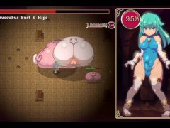 Mage Kanades Futanari Dungeon Quest [ Hentai Game ] Ep.2 Crushed and drained by gigantic boobs