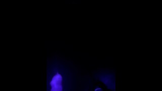Quick Pee outside my house in UV light