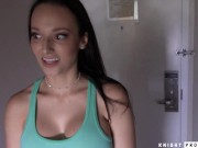 Preview 1 of Lexi Luna Goes to Wrong Room, Gets Horny and Sucks Dick