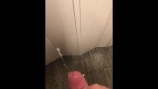 HUGE CUMSHOT AT WORK BREAK