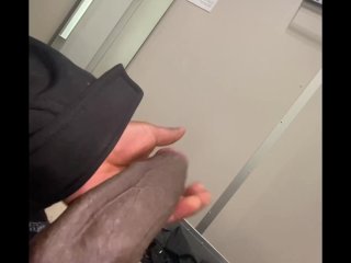 masturbation, dressing room, pov, monster black dick