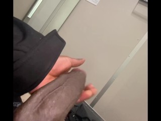 Cumming in Target Dressing Room