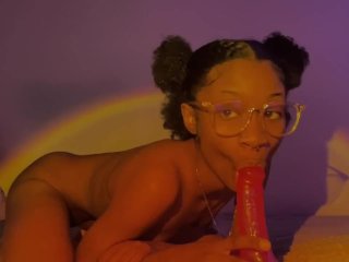 girlfriend pov: young ebony gives you a bj  petitetinkk