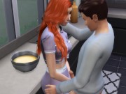 Preview 6 of Sims 4 - Stepson fucks dad's new trophy wife