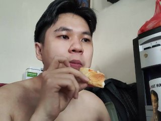 EATING MILK IN THE MORNING