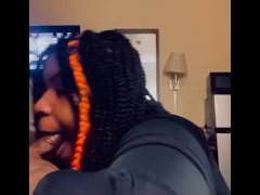 Motel Slut sucks out a massive cumshot Facial