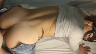 She Gracefully Arched Her Back And Allowed His Cock To Enter Her Ass