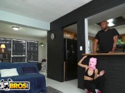 Preview 1 of BANGBROS - Tiny Robber Freya Von Doom Caught In The Act By Jovan Jordan