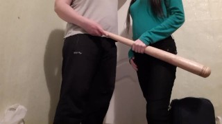 Before my girlfriend went to play baseball, my girlfriend licked my pussy - Lesbian_illusion