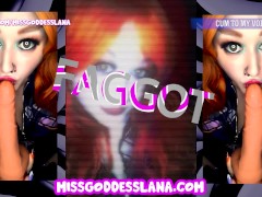 Jerk and cum as I call you a faggot FULL VERSION