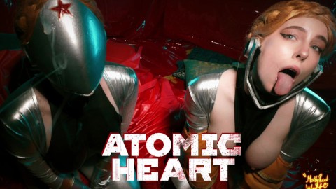 Atomic Heart ! Plan à 3 avec des ballerines ! Dominatrice - MollyRedWolf