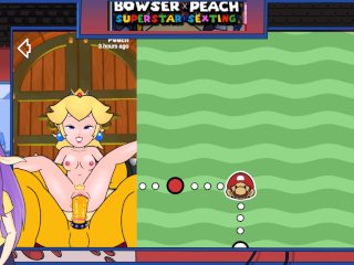 female orgasm, fucking, princess peach nude, parody