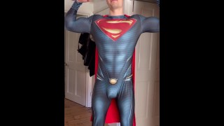 Superman Cums Home
