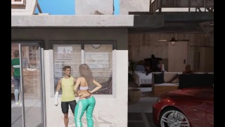 The Big Black Cock In The Motel Gameplay #34 Tries To Hit On His Hot-Cheating Wife