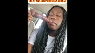 Rock Kardash Swallowing Dick OUTSIDE WALMART