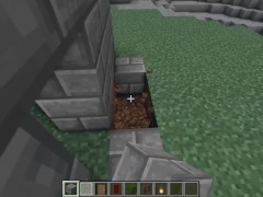 How to build a tiny 8x8 castle in Minecraft