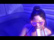 Preview 1 of Hot Tub Masturbation Thank You 10K Subscriber Video