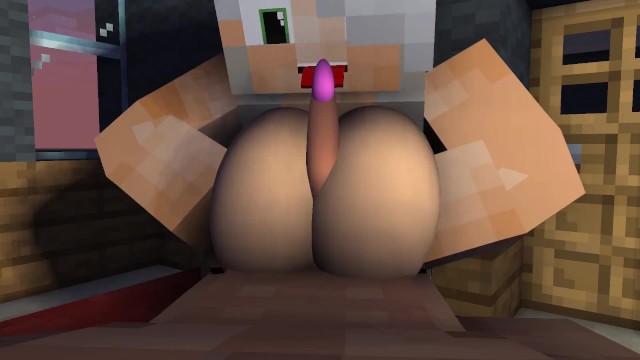 Моя девушка из Minecraft играет с моим членом, пока
