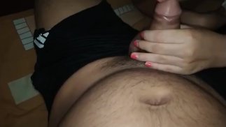 Chupando pene de mi amigo en una fiesta de disfraces 💦🔥😈