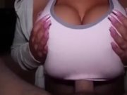 Preview 5 of I cum on her big tits