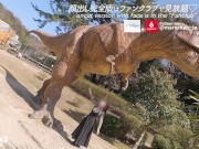 Preview 1 of En date i zoologisk have med en amatør barmfagre skønheder ♡ Vildt instinkt bar sex Japansk blowjob