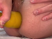 Preview 4 of Enormous self made but plug insertion