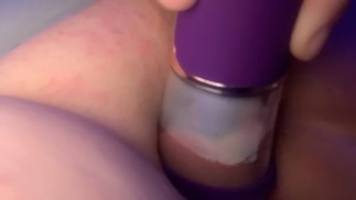 Little midnight clit sucking toy fun