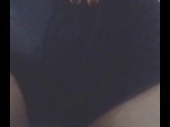 Trans guy pissing and masturbating in bed