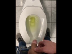 Almost wet at hospital power walked and made it just in time naughty piss a want nurse to catch m