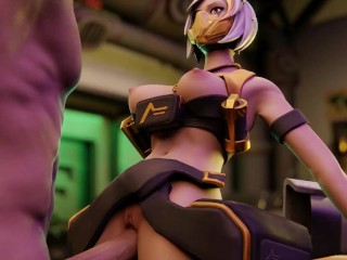 Hush Sex - Fortnite Hentai 3D FULL HD 60 FPS